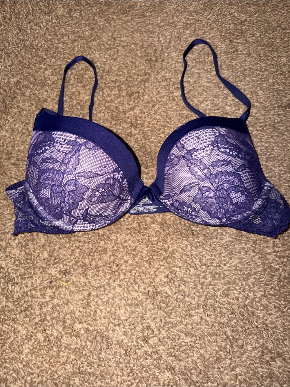 Victoria's Secret Purple Lace Push-Up Bra